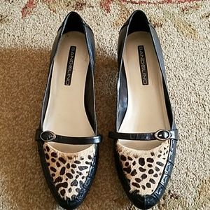 😉Bandolino leather/pony leather heel/flats
